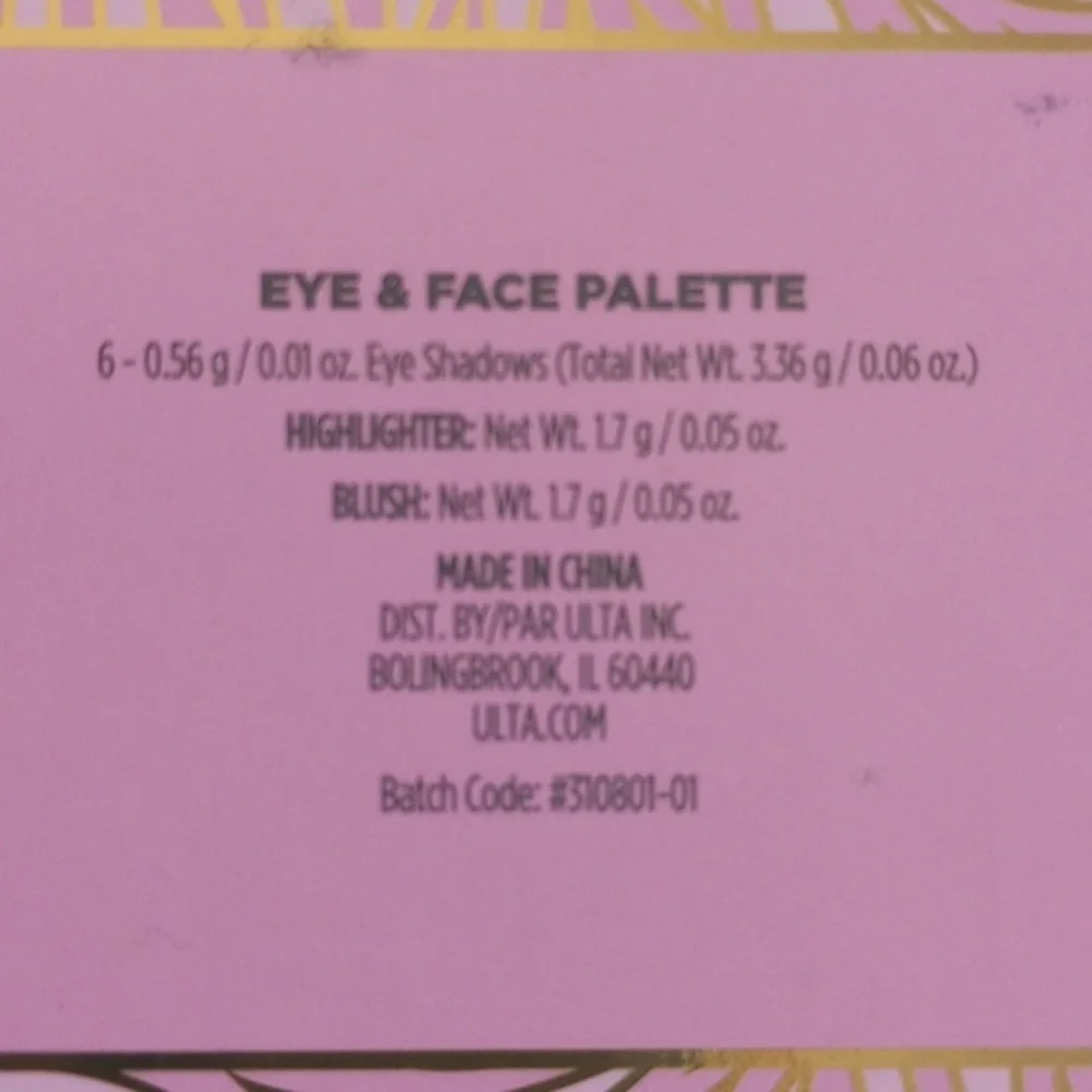 Ulta Eye Face Kit Meet Me In The Moonlight Lilly Pulitzer Compact 50OFF3